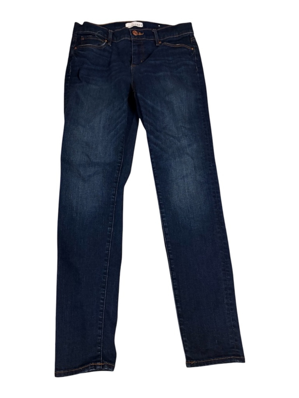LOFT Dark Indigo Modern Skinny Jeans Soze 8